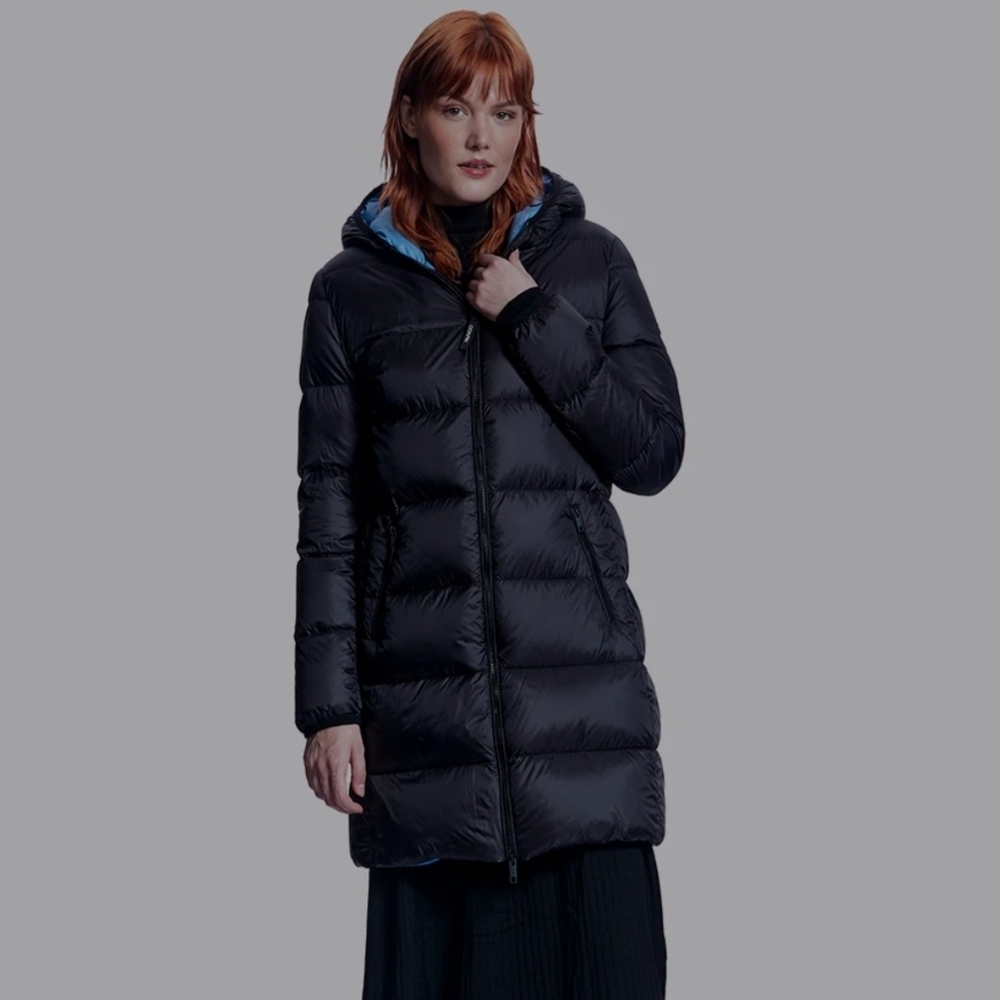 OOKPIK Women's Black Puffer Coat